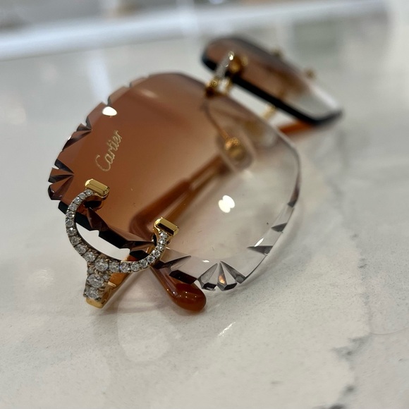 Diamond Cartier Vintage Glasses - Picture 3 of 9